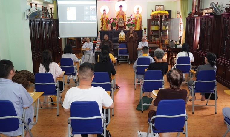 Khai giảng Lớp giáo lý cho Phật tử tại chùa Bửu Đà chiều 26-2