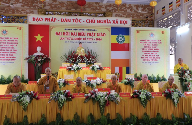 Phiên trù bị Đại hội đại biểu Phật giáo quận 11 lần thứ X, nhiệm kỳ 2021-2026