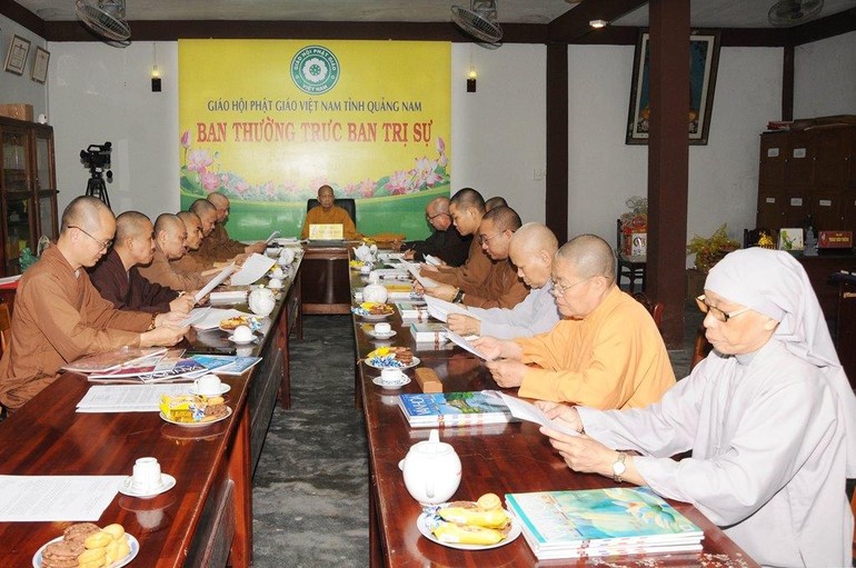  Ban Thường trực Ban Trị sự Phật giáo tỉnh Quảng Nam họp triển khai công tác Phật sự
