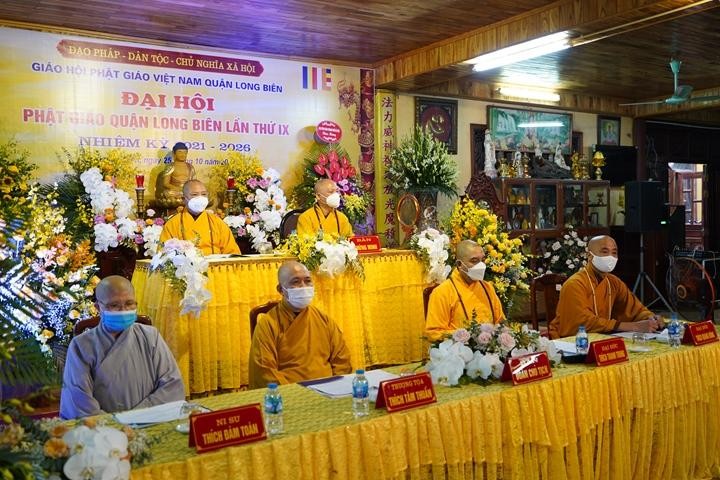 Ban Chứng minh, Chủ tọa đoàn Đại hội đại biểu Phật giáo quận Long Biên nhiêm kỳ 2021-2026