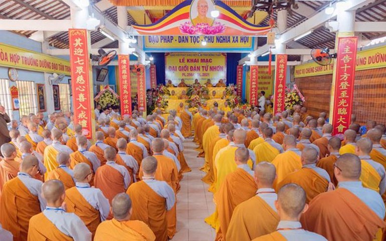 Lễ khai mạc Đại giới đàn Từ Nhơn Phật lịch 2564 (2021) tại chùa Phước Hưng (TP.Sa Đéc) do Ban Trị sự GHPGVN tỉnh Đồng Tháp tổ chức