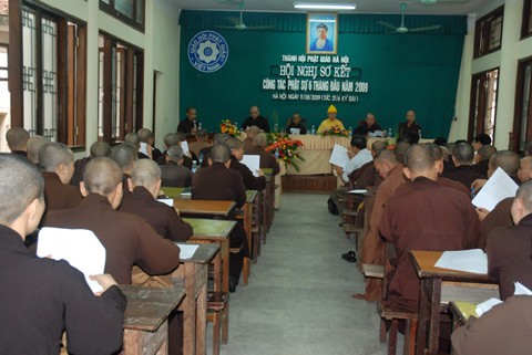 Hà Nội: Hội nghị sơ kết công tác Phật sự 6 tháng đầu năm 2009