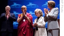 Đức The Dalai Lama, Thượng nghị sĩ John McCain và Chủ tịch Hạ viện Hoa kỳ