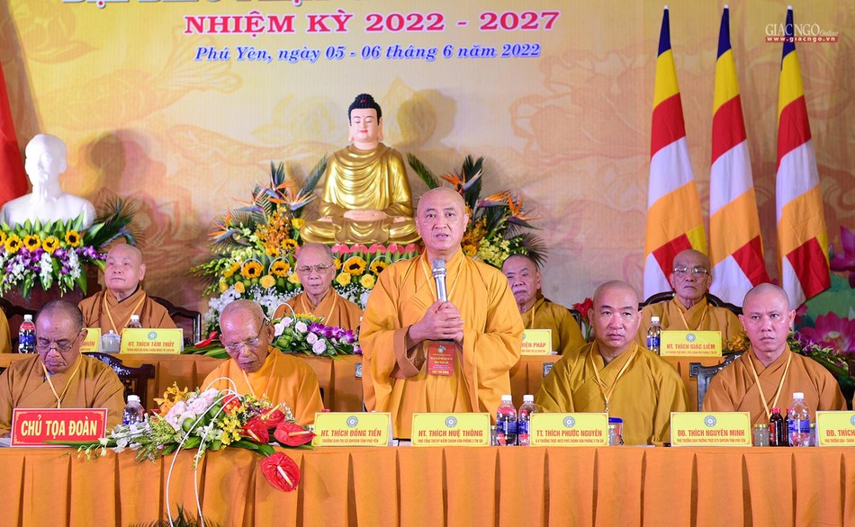 Phú Yên: Hòa thượng Thích Đồng Tiến được tái suy cử Trưởng ban Trị sự Phật giáo tỉnh (2022-2027) ảnh 15
