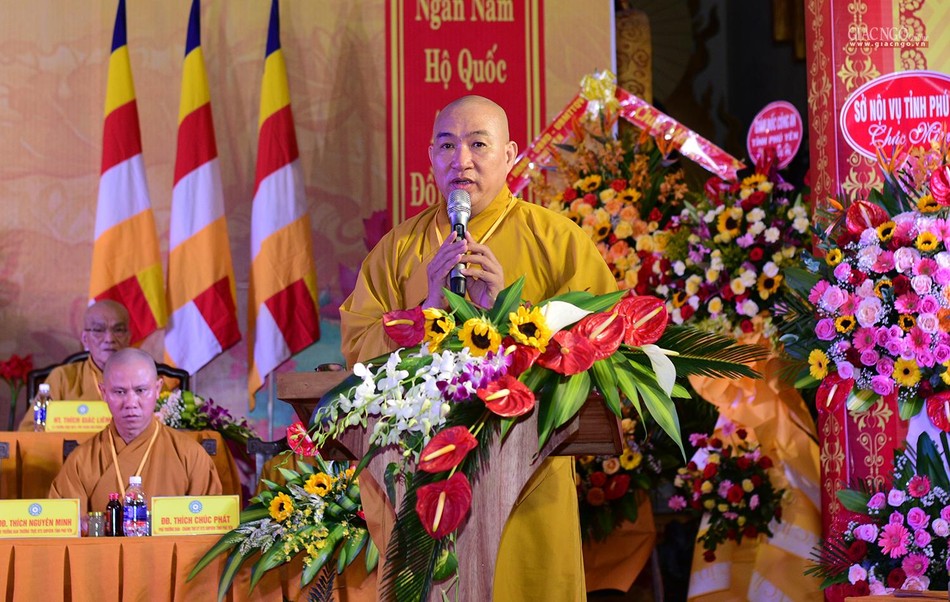 Phú Yên: Hòa thượng Thích Đồng Tiến được tái suy cử Trưởng ban Trị sự Phật giáo tỉnh (2022-2027) ảnh 23
