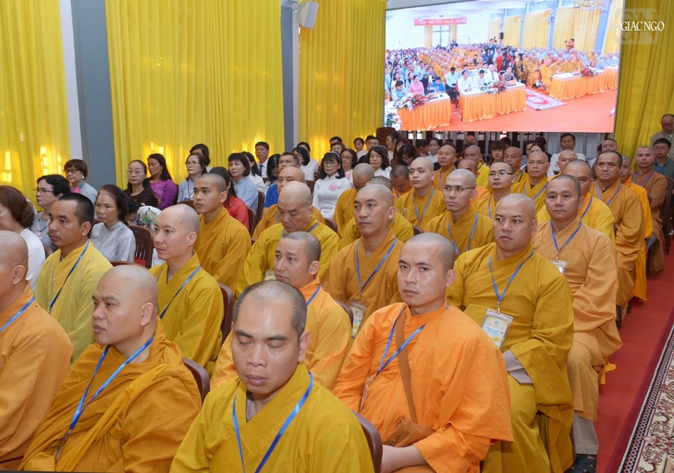 Lễ trao quyết định nhân sự Ban Phật giáo Quốc tế và Kinh Tế-Tài chính T.Ư nhiệm kỳ 2022-2027 ảnh 18