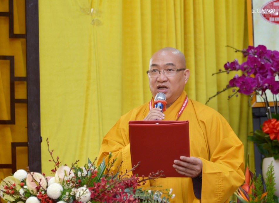 Lễ trao quyết định nhân sự Ban Phật giáo Quốc tế và Kinh Tế-Tài chính T.Ư nhiệm kỳ 2022-2027 ảnh 17
